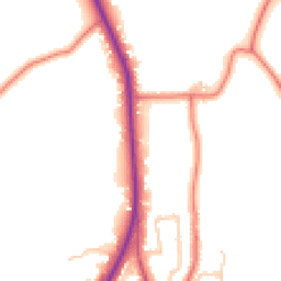 Daytime road noise heatmap for PR3 1NL