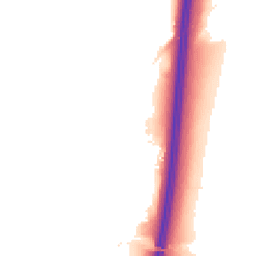 Night-time road noise heatmap for PR3 1NN