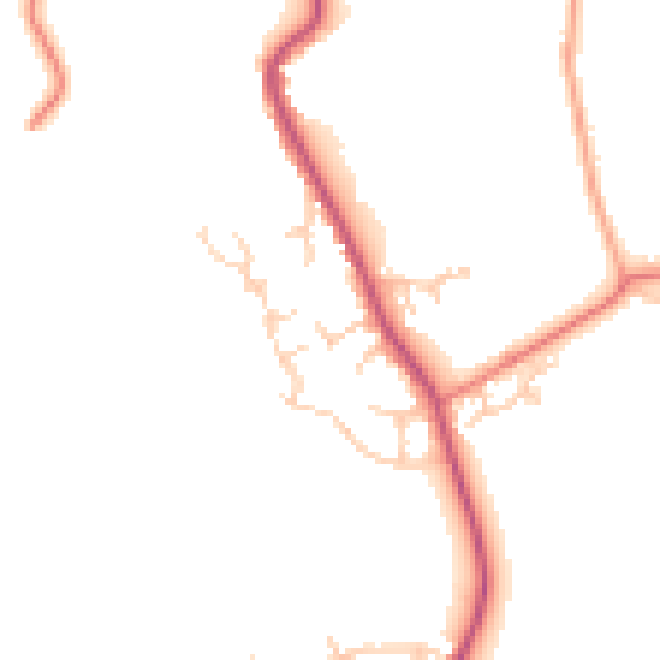 Daytime road noise heatmap for PR3 1YF