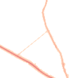 Night-time road noise heatmap for PR3 1YL