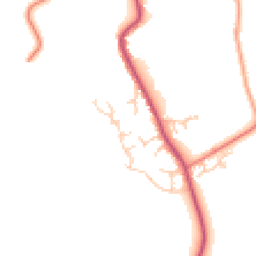 Daytime road noise heatmap for PR3 1ZW