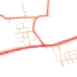 Daytime road noise heatmap for PR3 2BE
