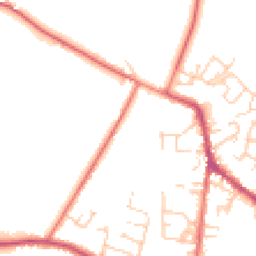 Daytime road noise heatmap for PR3 2RU
