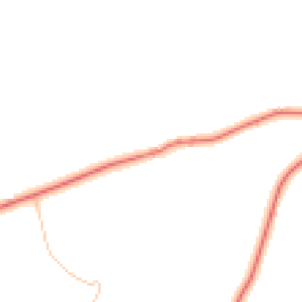 Daytime road noise heatmap for PR3 2YN