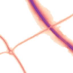 Night-time road noise heatmap for PR3 5DB