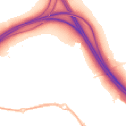 Night-time road noise heatmap for PR3 5FF