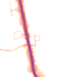 Daytime road noise heatmap for PR3 5HB