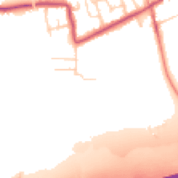 Daytime road noise heatmap for PR3 5NH