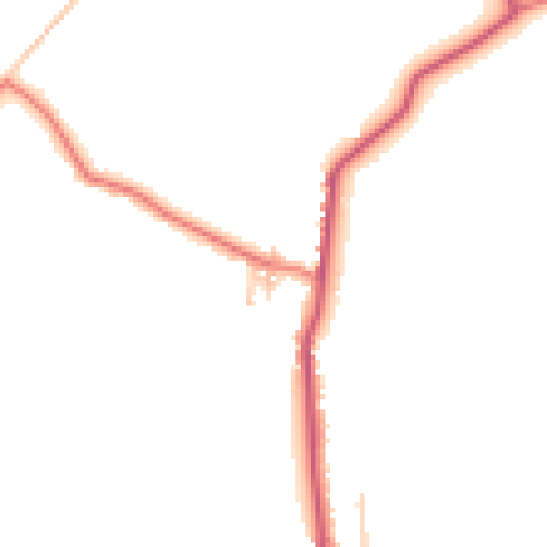Daytime road noise heatmap for PR3 6AF