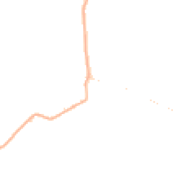 Night-time road noise heatmap for PR3 6AH