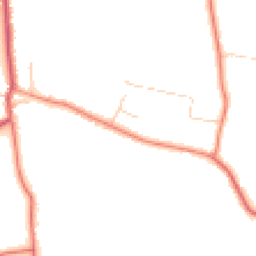 Daytime road noise heatmap for PR3 6AQ