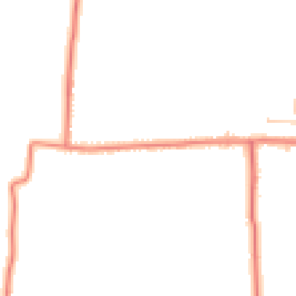 Daytime road noise heatmap for PR3 6HJ