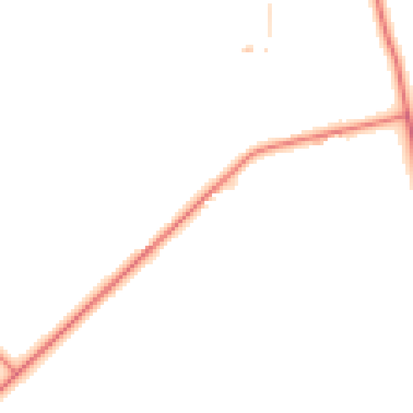 Daytime road noise heatmap for PR3 6SS