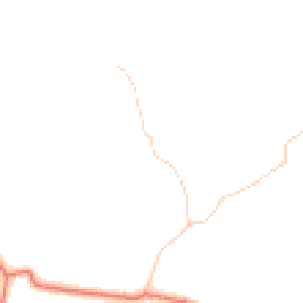 Daytime road noise heatmap for PR3 6TD