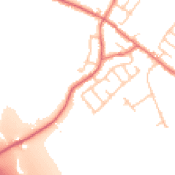 Daytime road noise heatmap for PR5 0AE