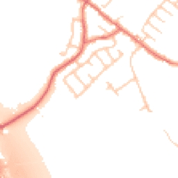 Daytime road noise heatmap for PR5 0AX