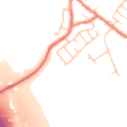 Daytime road noise heatmap for PR5 0AY