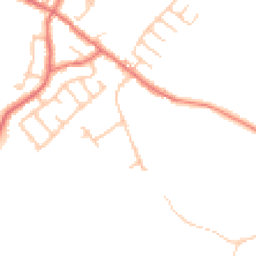 Daytime road noise heatmap for PR5 0DR