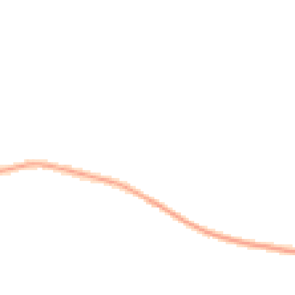 Night-time road noise heatmap for PR5 0EL