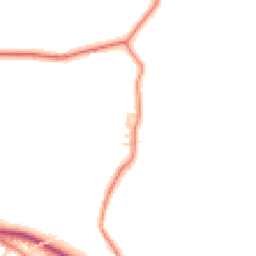 Daytime road noise heatmap for PR5 0RT