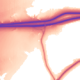 Daytime road noise heatmap for PR5 0UD