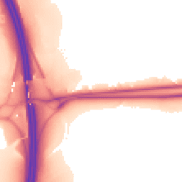 Night-time road noise heatmap for PR5 0UH