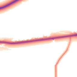 Daytime road noise heatmap for PR5 0UP
