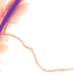 Night-time road noise heatmap for PR5 4DE