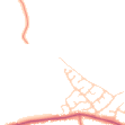 Daytime road noise heatmap for PR5 4EL