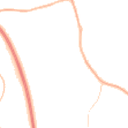 Night-time road noise heatmap for PR5 4QL