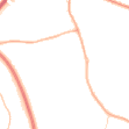 Night-time road noise heatmap for PR5 4QW