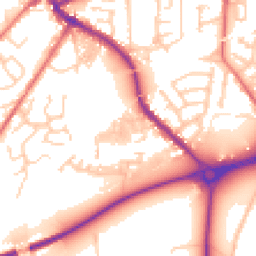 Daytime road noise heatmap for PR5 5HR
