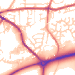 Daytime road noise heatmap for PR5 5LF