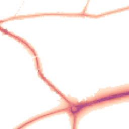 Night-time road noise heatmap for PR5 5LF