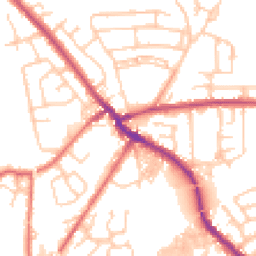 Daytime road noise heatmap for PR5 5RG
