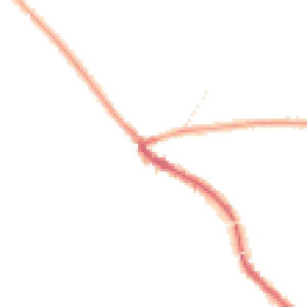 Night-time road noise heatmap for PR5 5RG