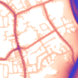 Daytime road noise heatmap for PR5 6DN