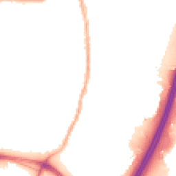 Night-time road noise heatmap for PR5 6ED