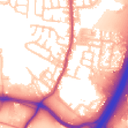 Daytime road noise heatmap for PR5 6EH