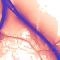 Daytime road noise heatmap for PR5 6HL