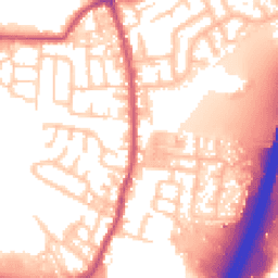Daytime road noise heatmap for PR5 6LE