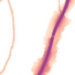 Night-time road noise heatmap for PR5 6LY