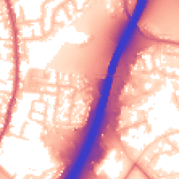 Daytime road noise heatmap for PR5 6NH