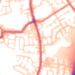 Daytime road noise heatmap for PR5 6TP