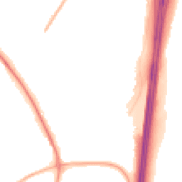 Night-time road noise heatmap for PR5 8EP