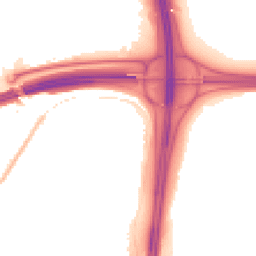 Night-time road noise heatmap for PR5 8HX