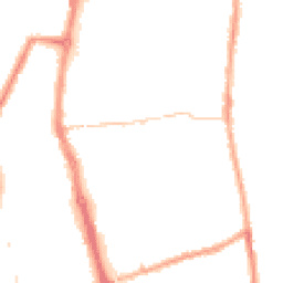 Night-time road noise heatmap for PR6 0AF