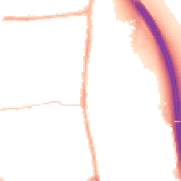 Night-time road noise heatmap for PR6 0AQ