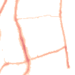 Night-time road noise heatmap for PR6 0BJ