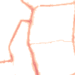 Night-time road noise heatmap for PR6 0BL